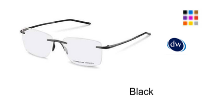 PORSCHE DESIGN P8362 Eyeglasses Black