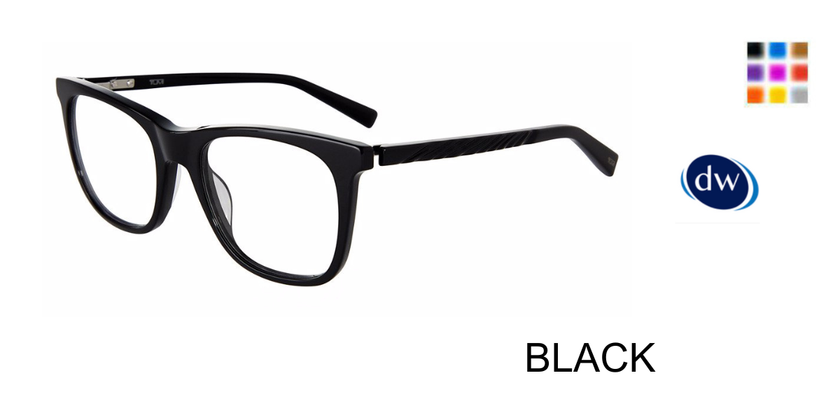 BLACK        TUMI VTU525 Eyeglasses