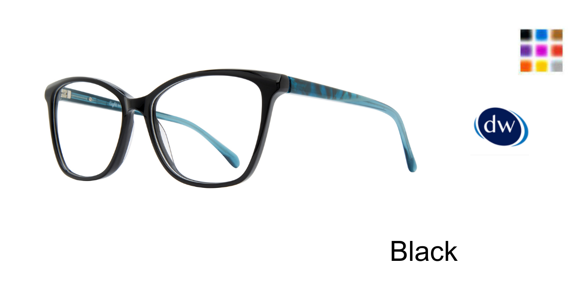 Black          Serafina Candice Eyeglasses