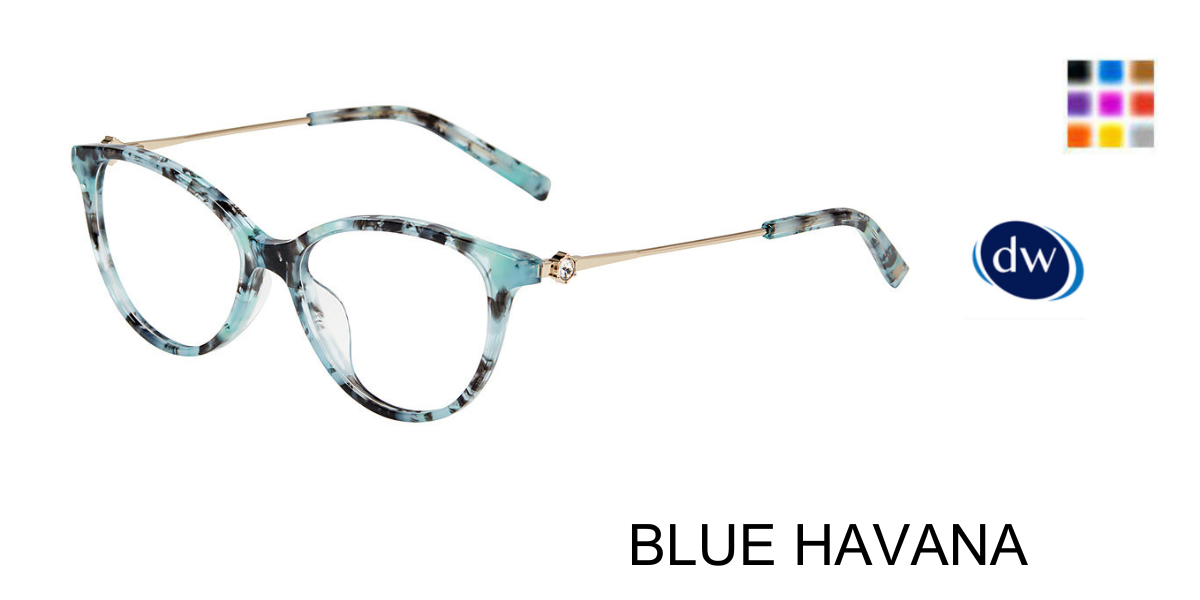 BLUE HAVANA Jones New York VJON802 Eyeglasses