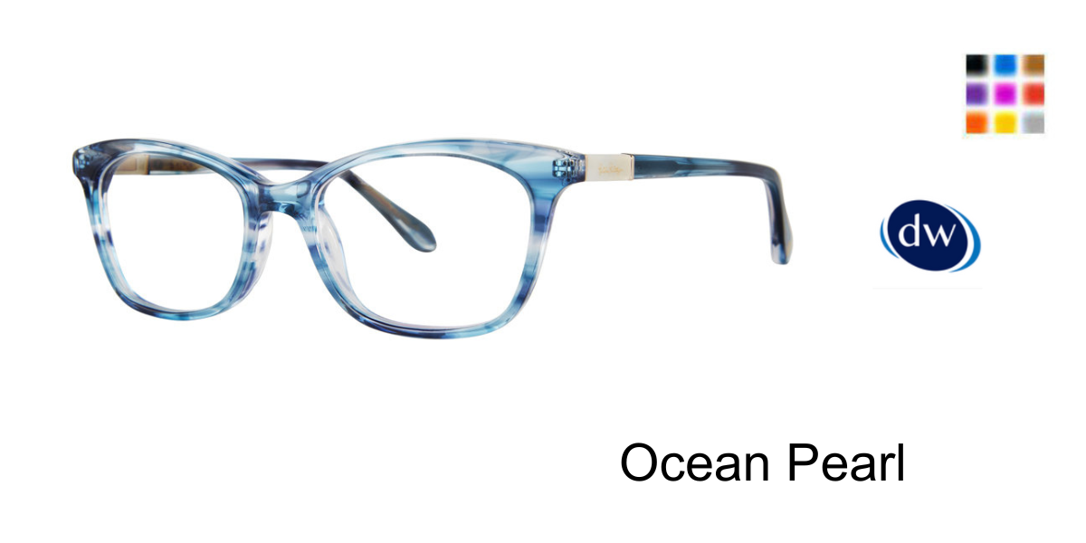Ocean Pearl       Lilly Pulitzer Dunham Eyeglasses