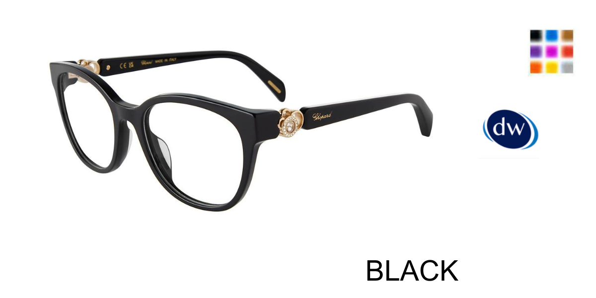 BLACK        Chopard VCH356S Eyeglasses