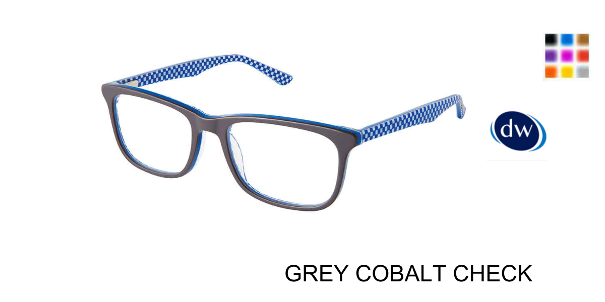 GREY COBALT CHECK SFK-297
