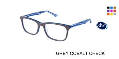 GREY COBALT CHECK SFK-297