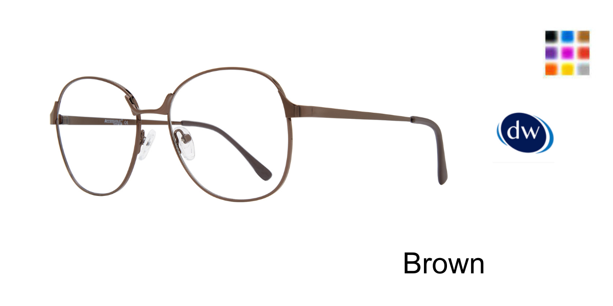 Brown       Affordable Designs Twiggy Eyeglasses