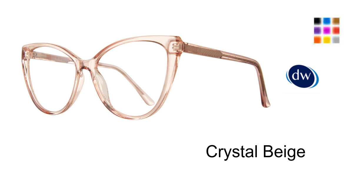 Crystal Beige        Affordable Designs Sheba Eyeglasses