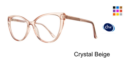 Crystal Beige        Affordable Designs Sheba Eyeglasses
