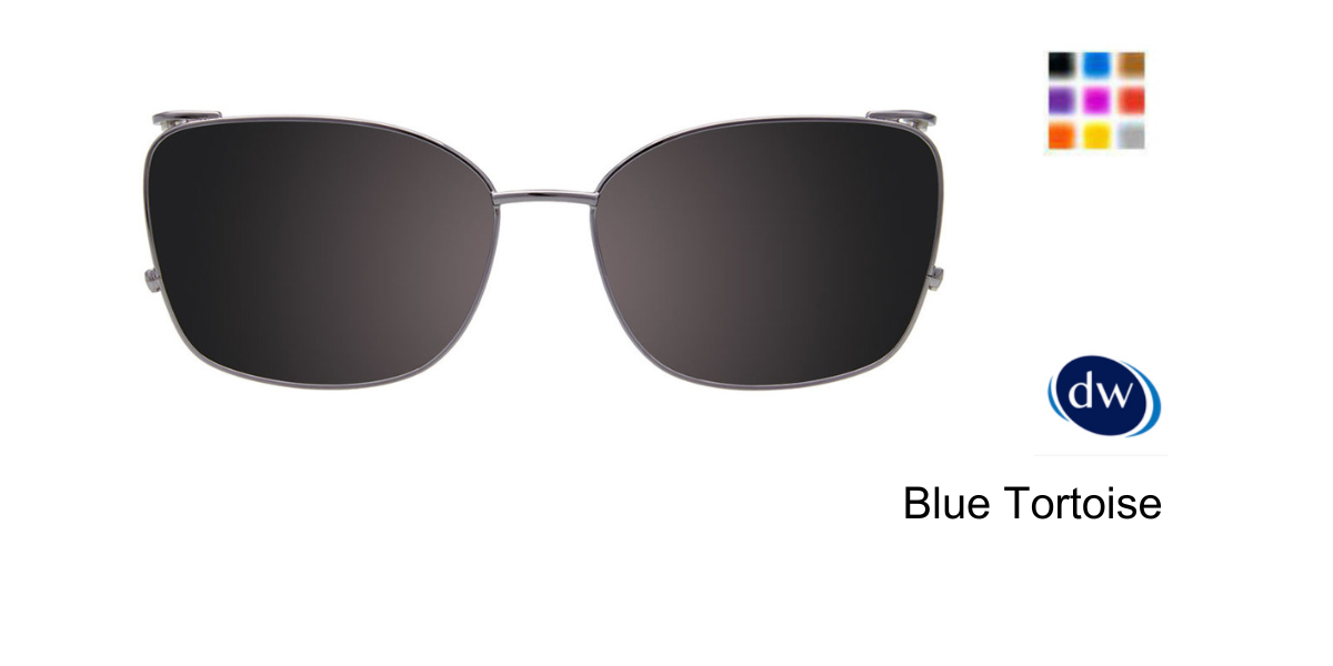 Blue Tortoise Clip-On