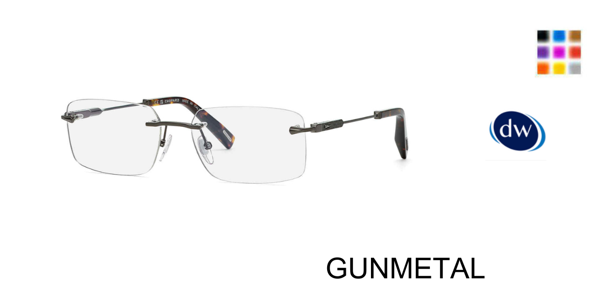 GUNMETAL    Chopard VCHG57 Eyeglasses