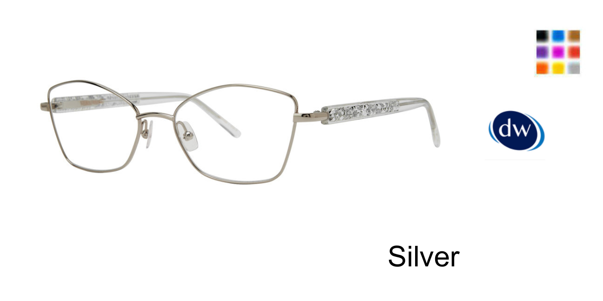 Silver  Vera Wang Starla Eyeglasses