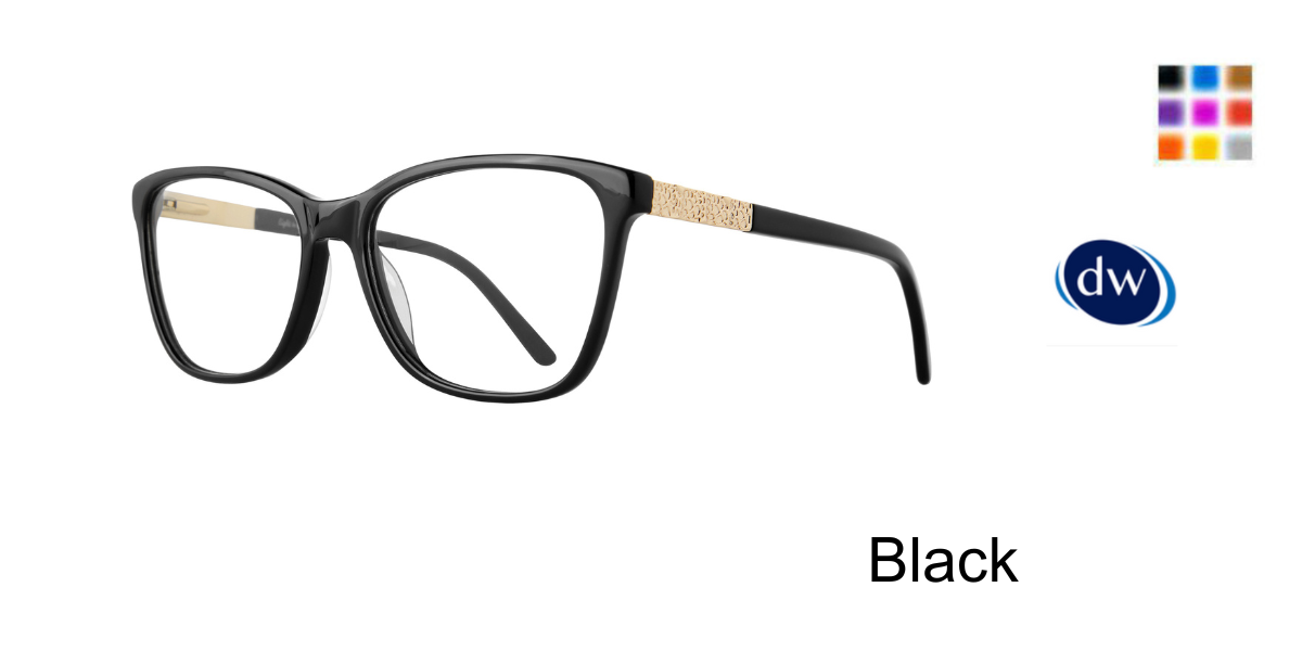 Black        Eight to Eighty Nina Eyeglasses