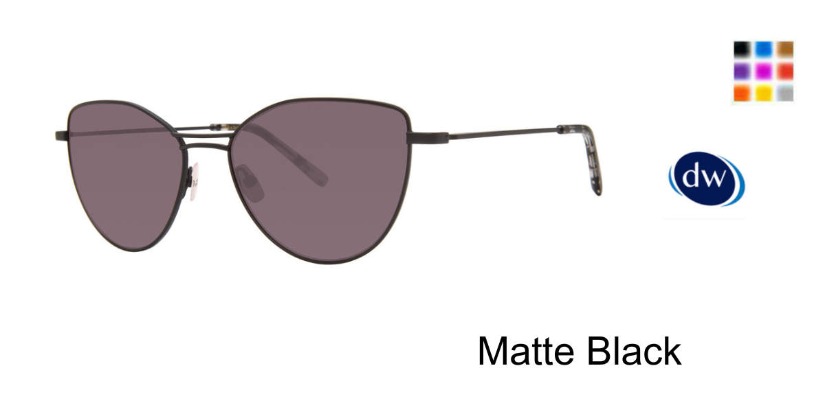 Matte Black          Vera Wang V602 Sunglasses