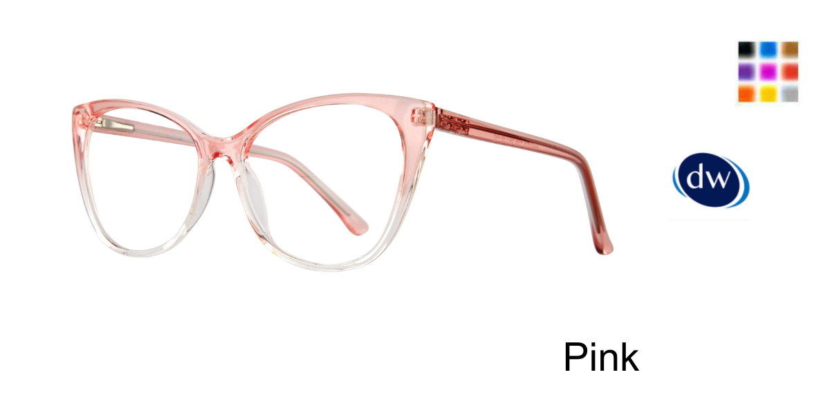 Pink       Affordable Designs Memphis Eyeglasses