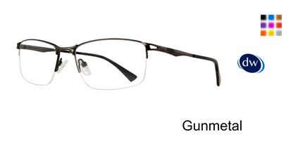 Gunmetal             Lite Design Albert Eyeglasses