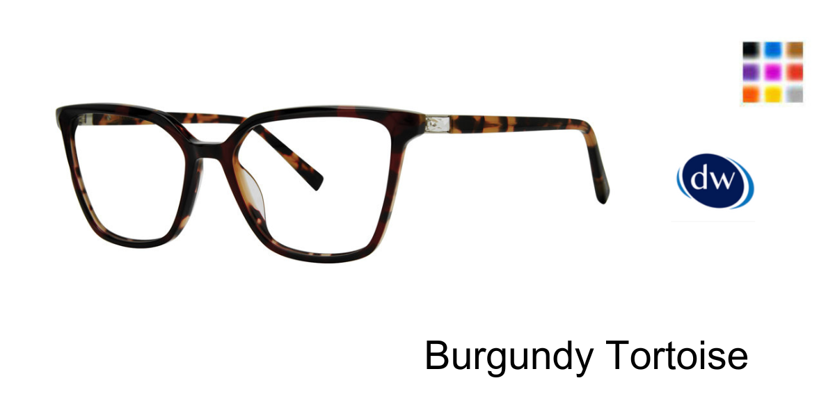 Burgundy Tortoise      Vera Wang Askale Eyeglasses