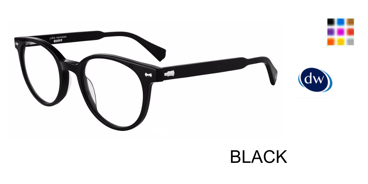 BLACK      John Varvatos VJV434 Eyeglasses