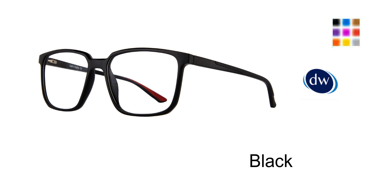 Black          Eight to Eighty Leif Eyeglasses