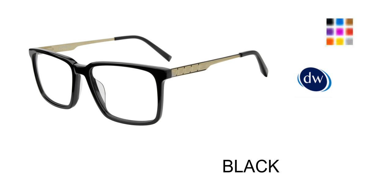 BLACK  Jones New York VJOM558 Eyeglasses