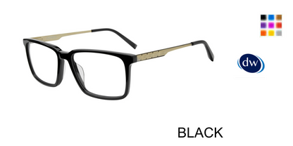 BLACK  Jones New York VJOM558 Eyeglasses