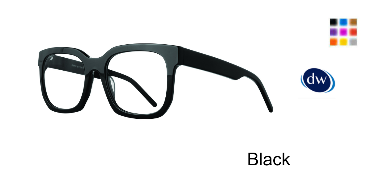 Black            Maxx Tatum Eyeglasses