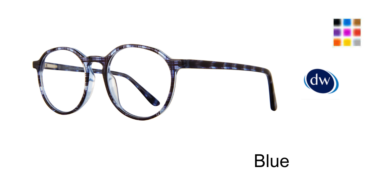 Blue         Brooklyn Heights Bamonte Eyeglasses