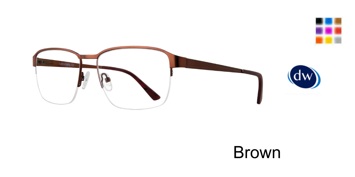 Brown        Eight to Eighty Darren Eyeglasses