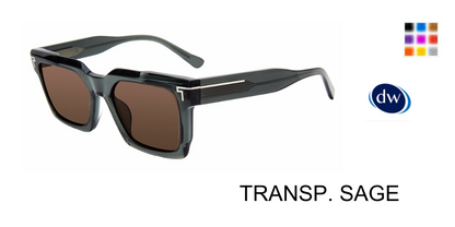 TRANSP. SAGE         TUMI SUN STU511 Sunglasses