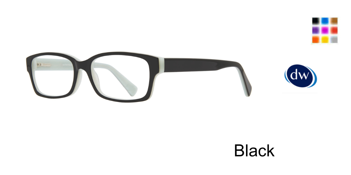 Black             Serafina Landau Eyeglasses