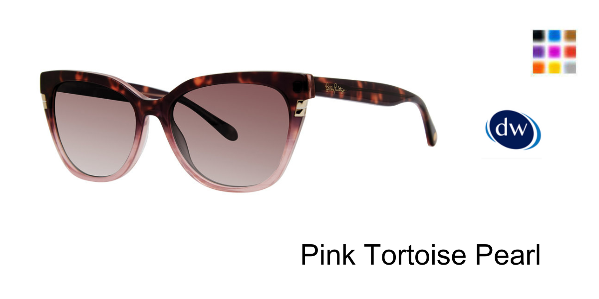 Pink Tortoise Pearl        Lilly Pulitzer Huntington Sunglasses