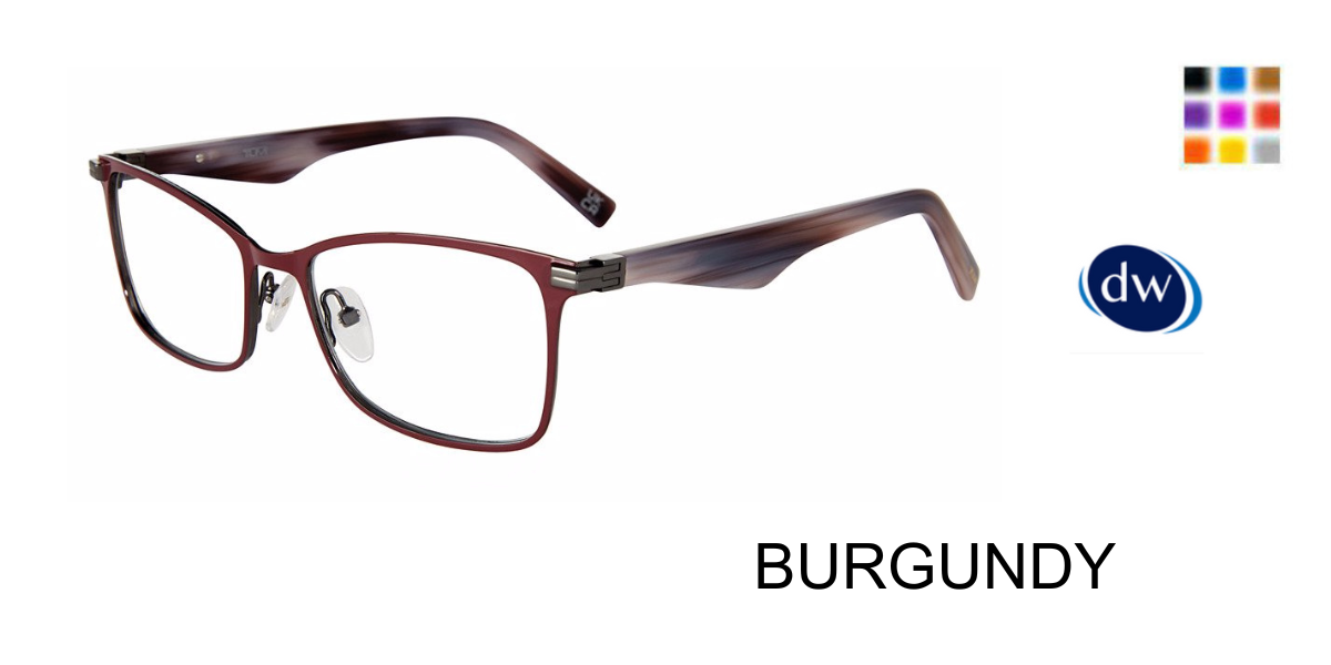 BURGUNDY      TUMI VTU524 Eyeglasses