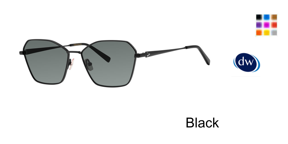 Black     Vera Wang V618 Sunglasses