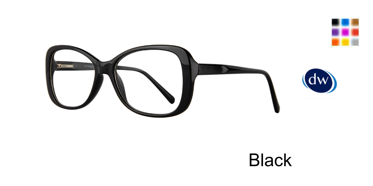 Black Affordable Designs Lois Eyeglasses