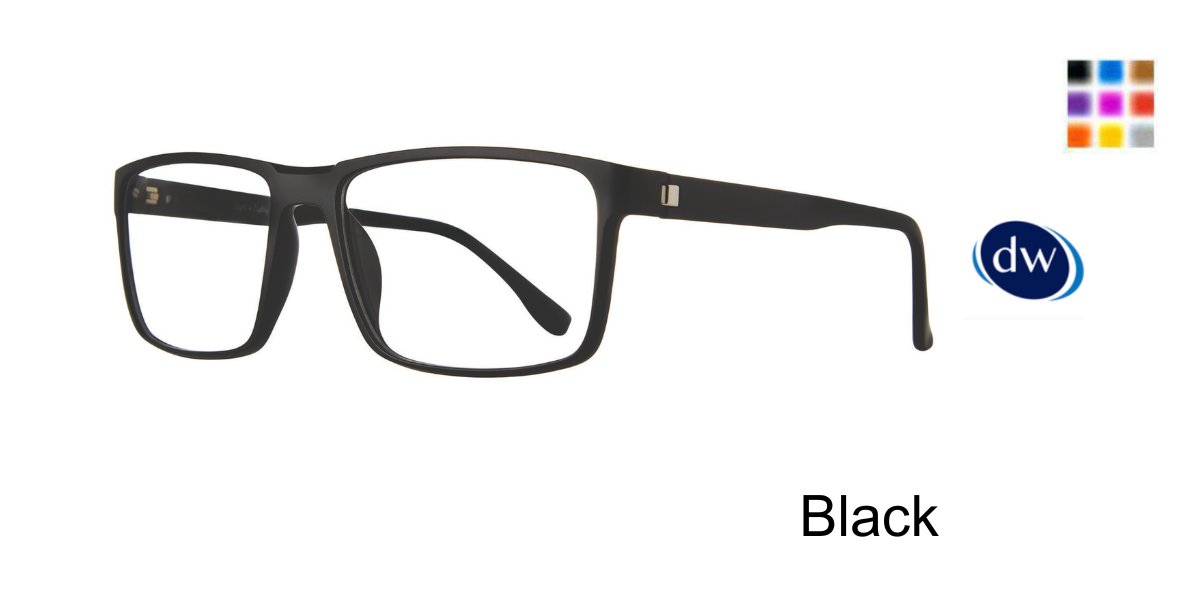 Black           Eight to Eighty Enzo Eyeglasses