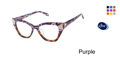 Purple                     VICTOR GLEMAUD X TURA VGO039 Eyeglasses