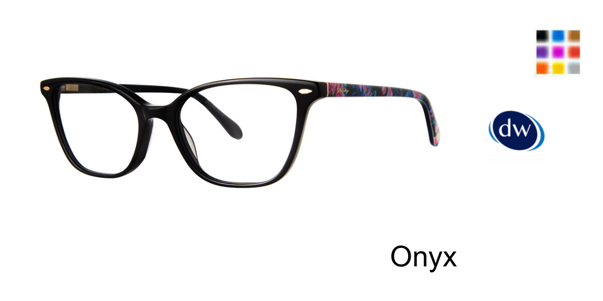 Onyx            Lilly Pulitzer Braunwyn Eyeglasses