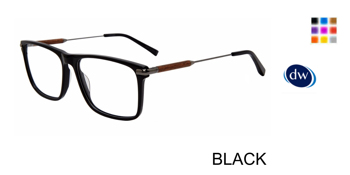BLACK   Jones New York VJOM547 Eyeglasses