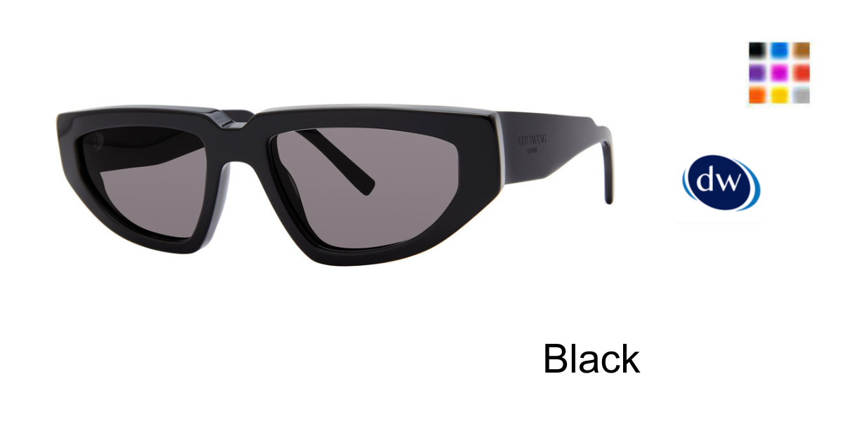 Black         Vera Wang Axel Sunglasses