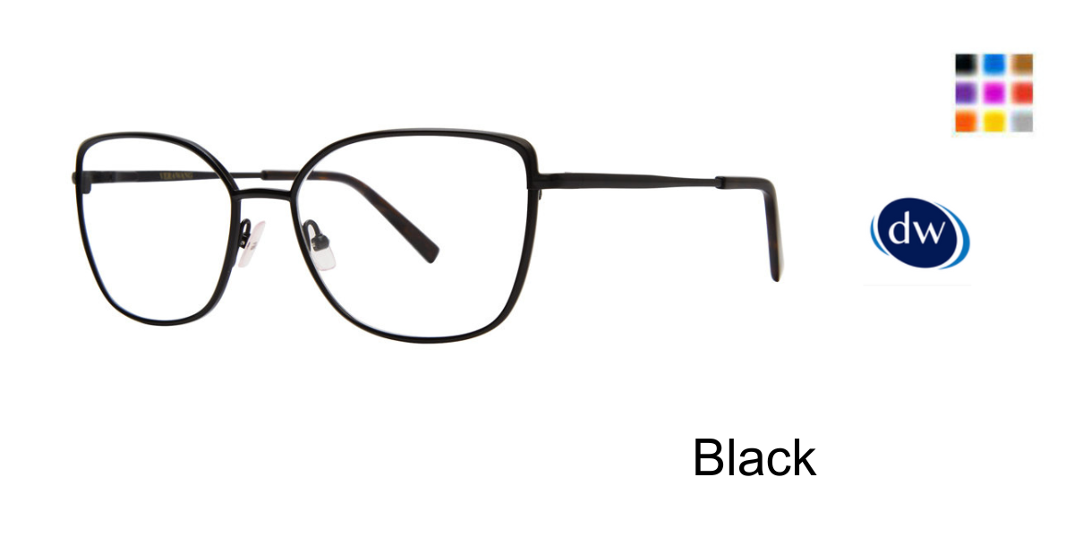 Black         Vera Wang V710 Eyeglasses