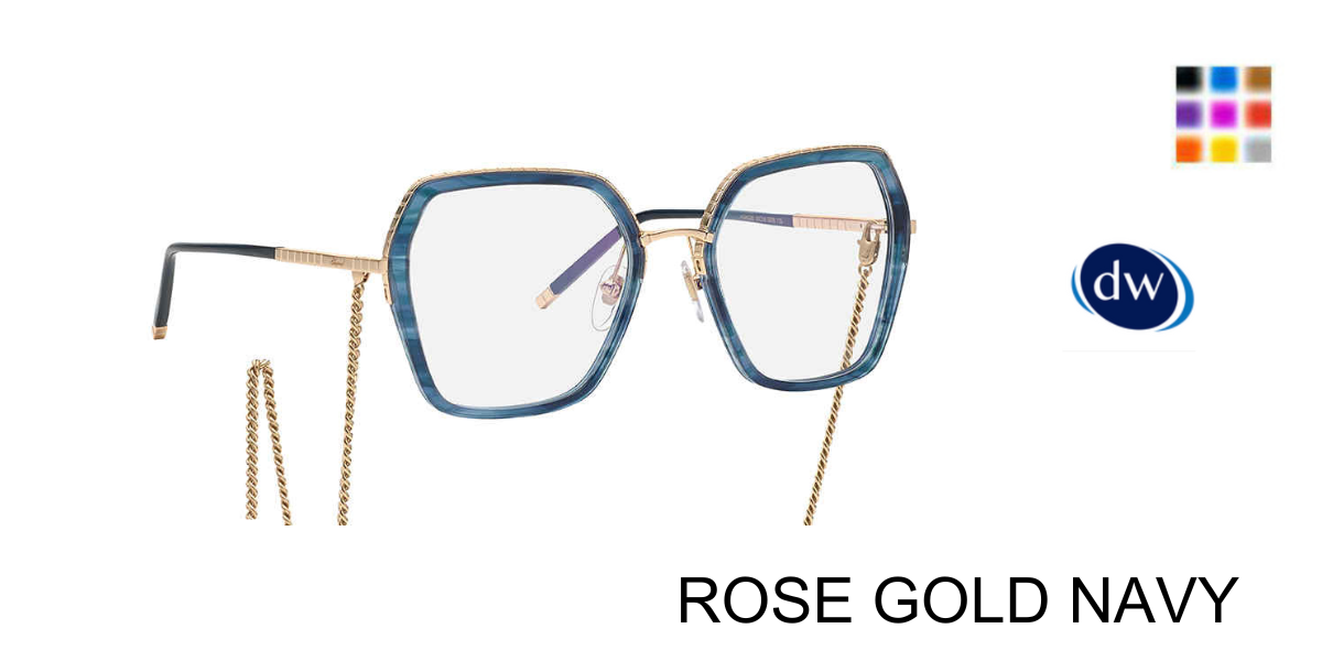 ROSE GOLD NAVY        Chopard IKCHG28 Eyeglasses