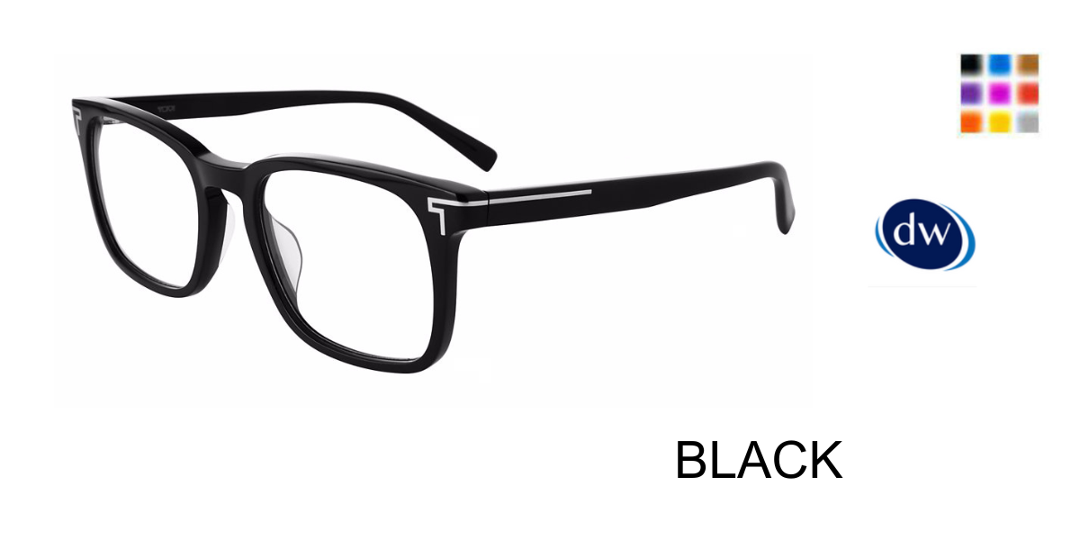 BLACK     TUMI OPTICAL VTU531 Eyeglasses