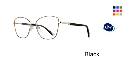 Black             Serafina Mallory Eyeglasses