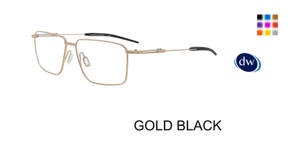 GOLD BLACK PORSCHE DESIGN P8779 Eyeglasses