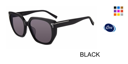 BLACK         TUMI SUN STU515 Sunglasses