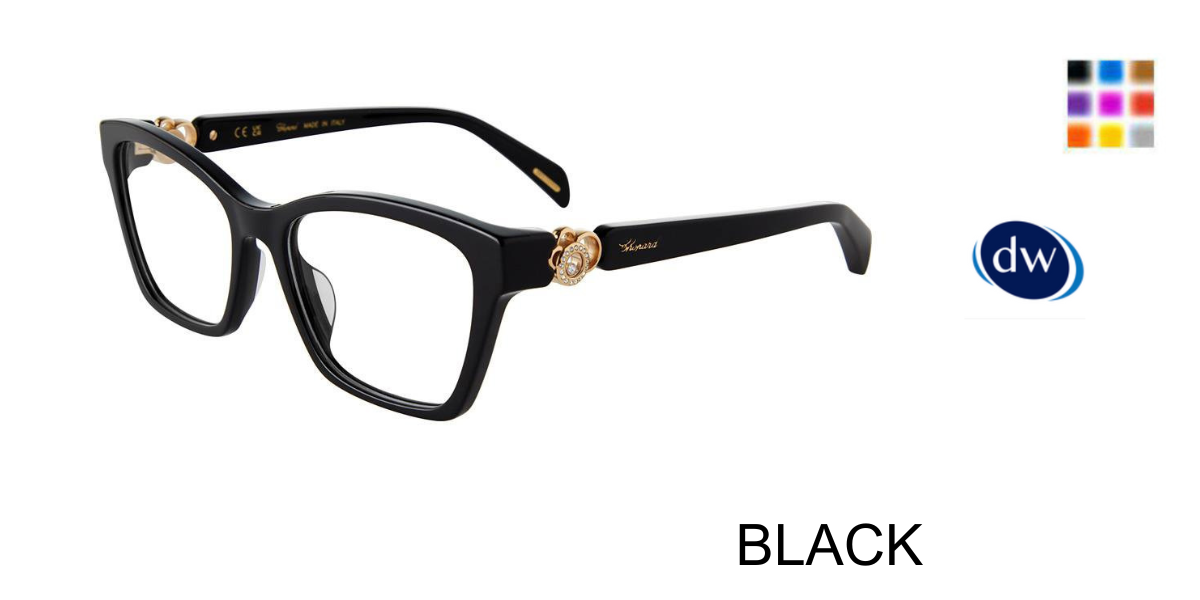 BLACK           Chopard VCH355S Eyeglasses