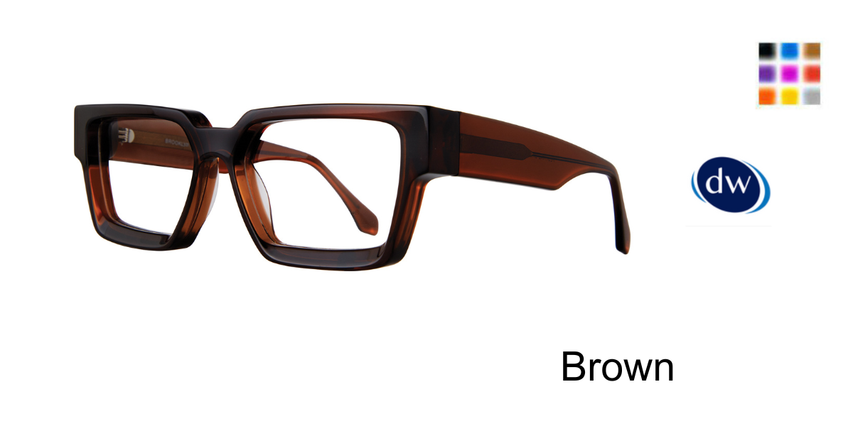 Brown             Brooklyn Heights Festival Eyeglasses