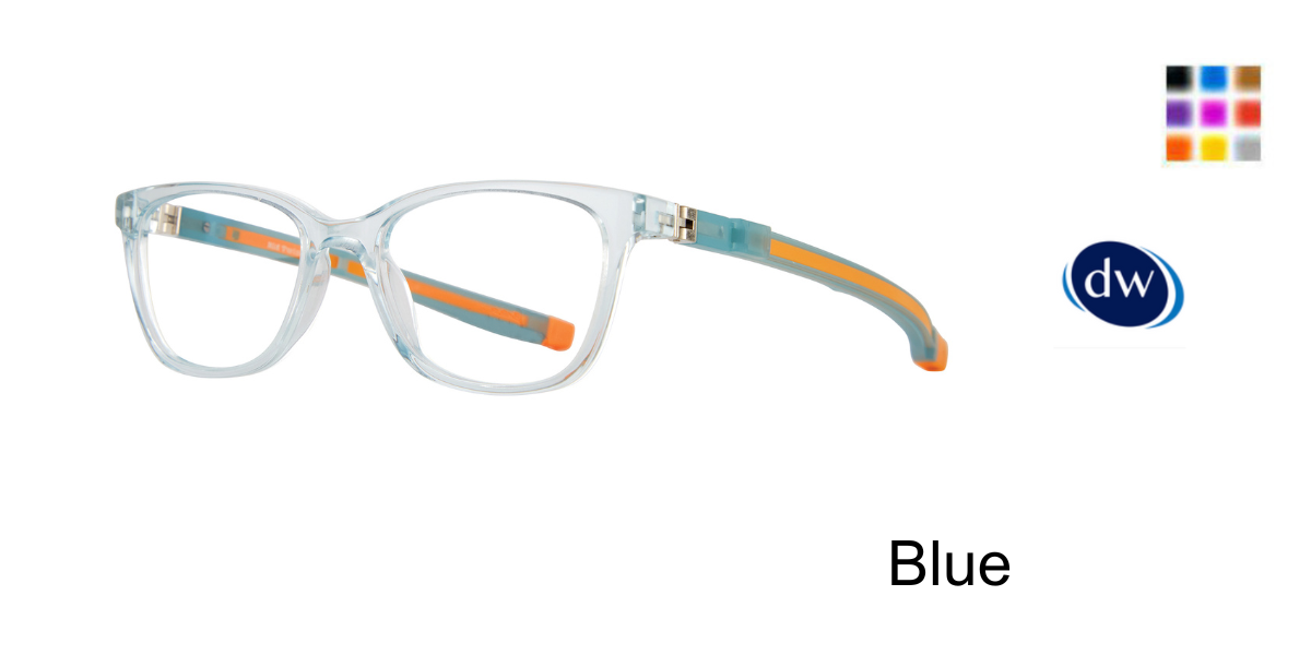 Blue       Kid Twist Connect Eyeglasses