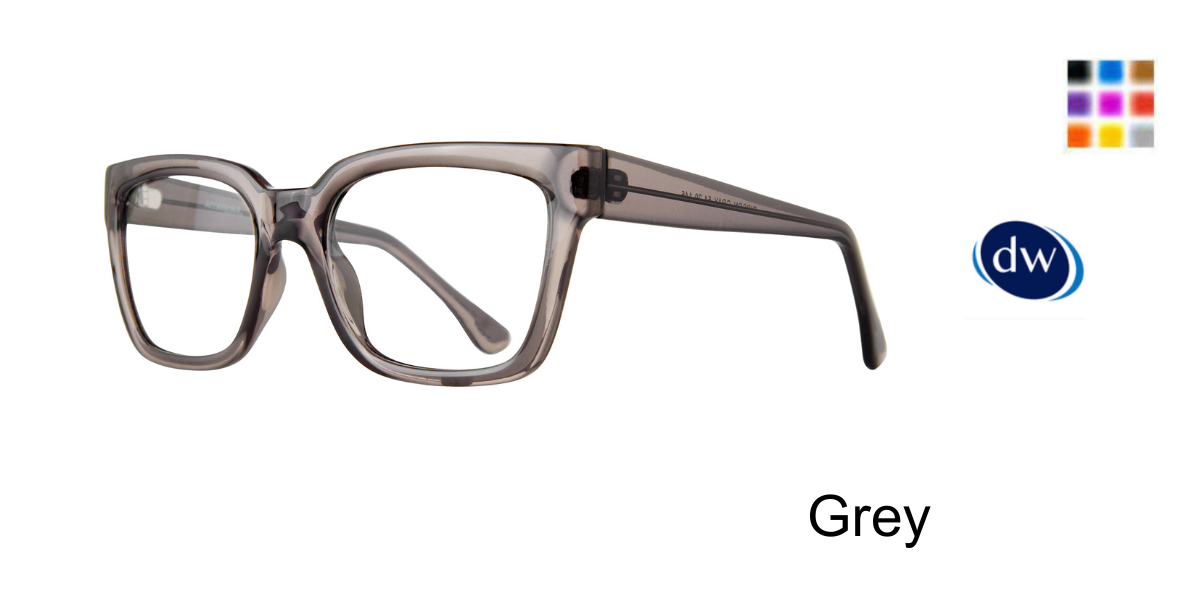 Grey         Affordable Designs Gibson Eyeglasses
