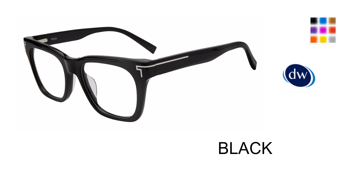 BLACK          TUMI OPTICAL VTU537 Eyeglasses
