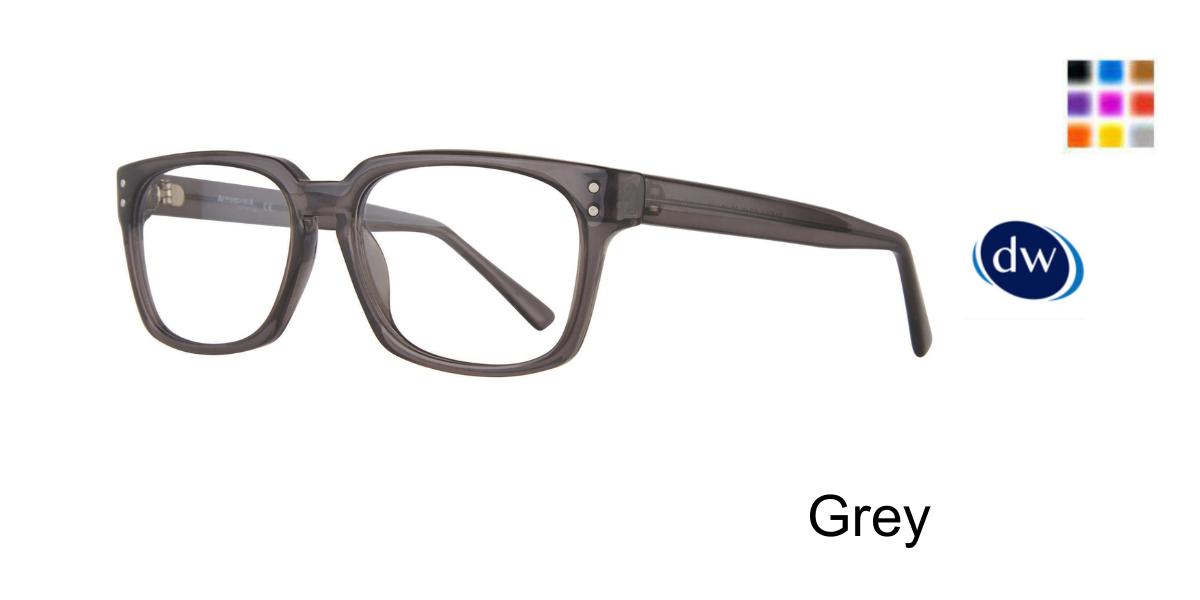 Grey Affordable Designs Omega Eyeglasses