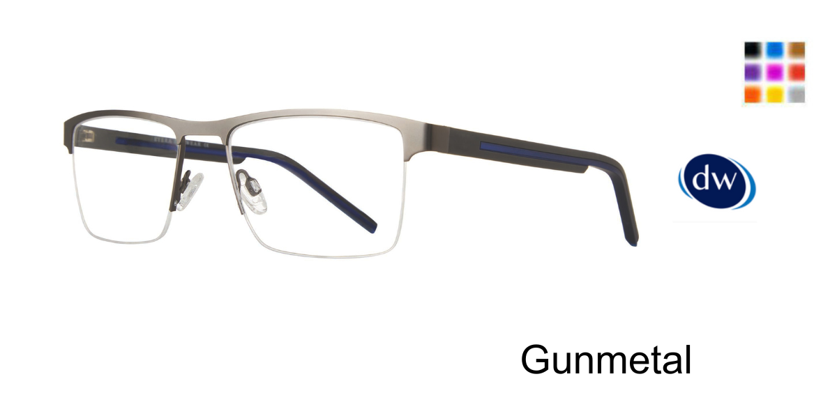 Gunmetal            Eyera Abraham Eyeglasses